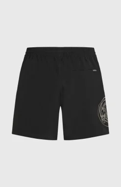 HerenO'Riginals Cali Ocean 16'' zwembroek| Zwart