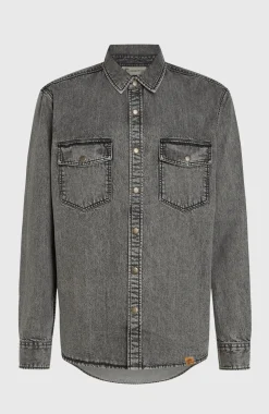 HerenO'Riginals denim overhemd| Zwart