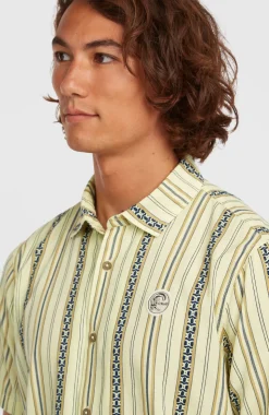 HerenO'Riginals Jacquard overhemd| Geel