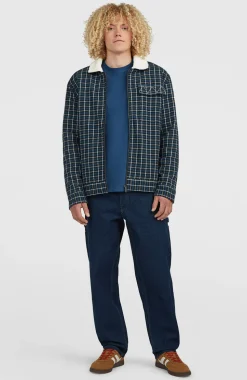 HerenO'Riginals jas met fleecevoering| Blauw
