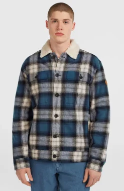HerenO'Riginals jas met fleecevoering| Blauw