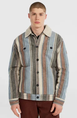 HerenO'Riginals jas met fleecevoering| Blauw