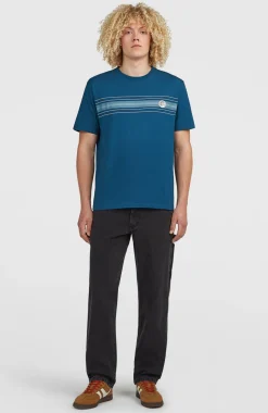 HerenO'Riginals Stripe T-shirt| Blauw
