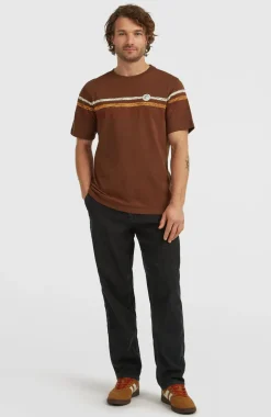 HerenO'Riginals Stripe T-shirt| Bruin