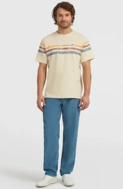 HerenO'Riginals Stripe T-shirt| Beige
