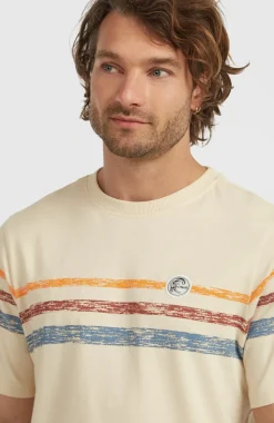 HerenO'Riginals Stripe T-shirt| Beige