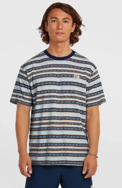 HerenO'Riginals Stripe T-shirt| Blauw