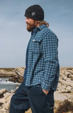 HerenO'Riginals Superfleece overhemd| Blauw