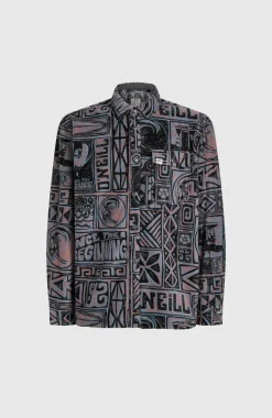 HerenO'Riginals Superfleece overhemd| Paars