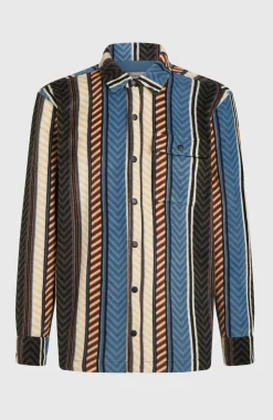 HerenO'Riginals Superfleece overhemd| Blauw