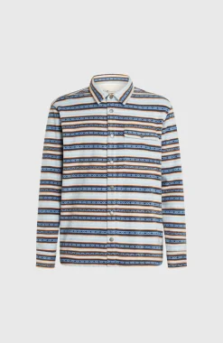 HerenO'Riginals Superfleece overhemd| Blauw