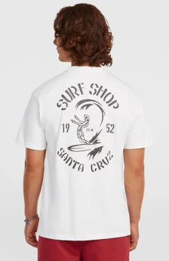 HerenO'Riginals Surf Shop T-shirt| Wit
