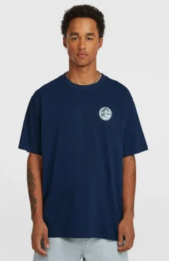 HerenO'Riginals Surf Shop T-shirt| Blauw