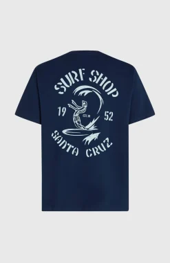 HerenO'Riginals Surf Shop T-shirt| Blauw