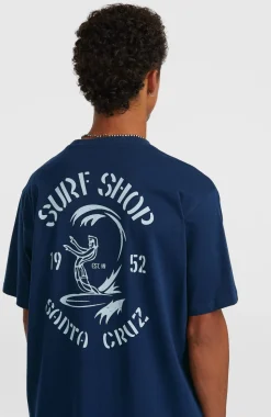 HerenO'Riginals Surf Shop T-shirt| Blauw