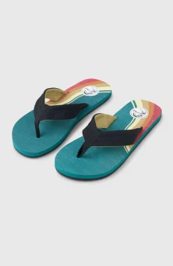 HerenO'Riginals teenslippers| Groen Mix
