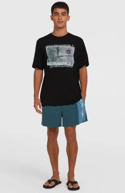 HerenPhoto Print T-shirt| Zwart