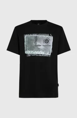HerenPhoto Print T-shirt| Zwart
