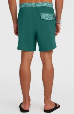 HerenPocket Print 16'' zwembroek| Groen