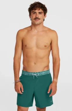 HerenPocket Print 16'' zwembroek| Groen