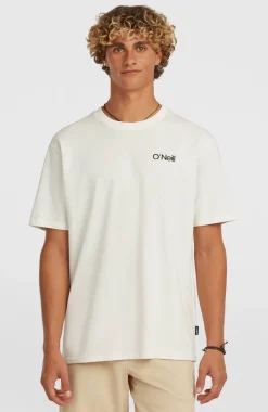 HerenPolygiene Cotton Graphic T-shirt| Wit