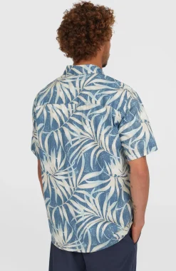 HerenPrint overhemd| Blauw