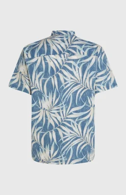 HerenPrint overhemd| Blauw