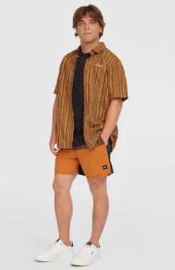 HerenPrint overhemd| Oranje
