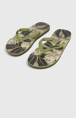 HerenProfile Graphic slippers| Groen