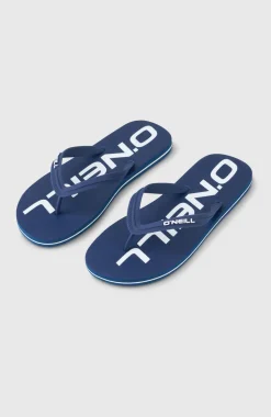 HerenProfile Logo slippers| Blauw