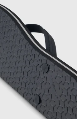 HerenProfile Logo slippers| Zwart