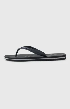 HerenProfile Logo slippers| Zwart