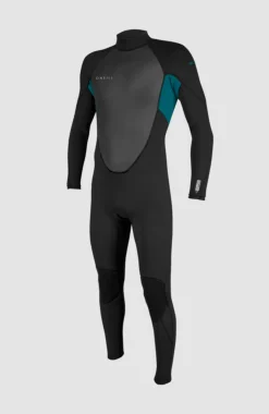 HerenReactor-2 3/2mm Back Zip Full Wetsuit| Zwart