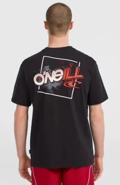 HerenRe-Issue Graphic T-shirt| Zwart