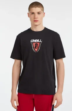 HerenRe-Issue Graphic T-shirt| Zwart