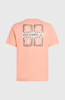 HerenRetro Graphic T-shirt| Roze