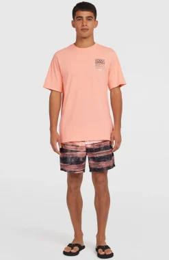 HerenRetro Graphic T-shirt| Roze