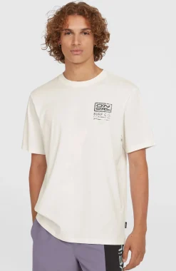 HerenRetro Graphic T-shirt| Wit