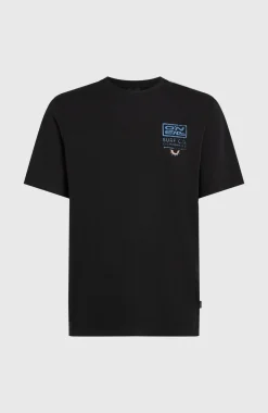 HerenRetro Graphic T-shirt| Zwart
