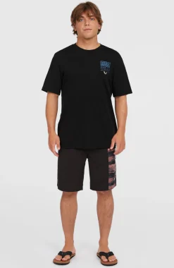 HerenRetro Graphic T-shirt| Zwart