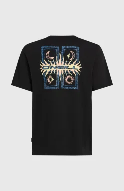 HerenRetro Graphic T-shirt| Zwart