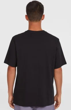 HerenStripe T-shirt| Zwart