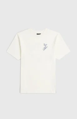 KidsBack Print T-shirt| Wit