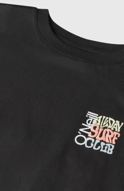 KidsBack Print T-shirt| Zwart