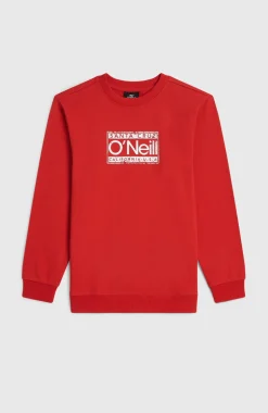 KidsCali Crew sweater| Rood