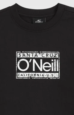 KidsCali Crew sweater| Zwart