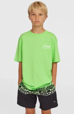 KidsCali Stripe 14'' zwembroek| Groen