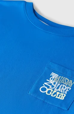 KidsChest Pocket T-shirt| Blauw