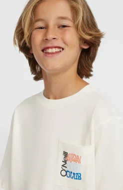 KidsChest Pocket T-shirt| Wit