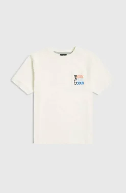 KidsChest Pocket T-shirt| Wit